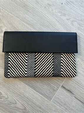 Bam Forever Woven Clutch Shoulder Bag - 10.5” x 6.5”